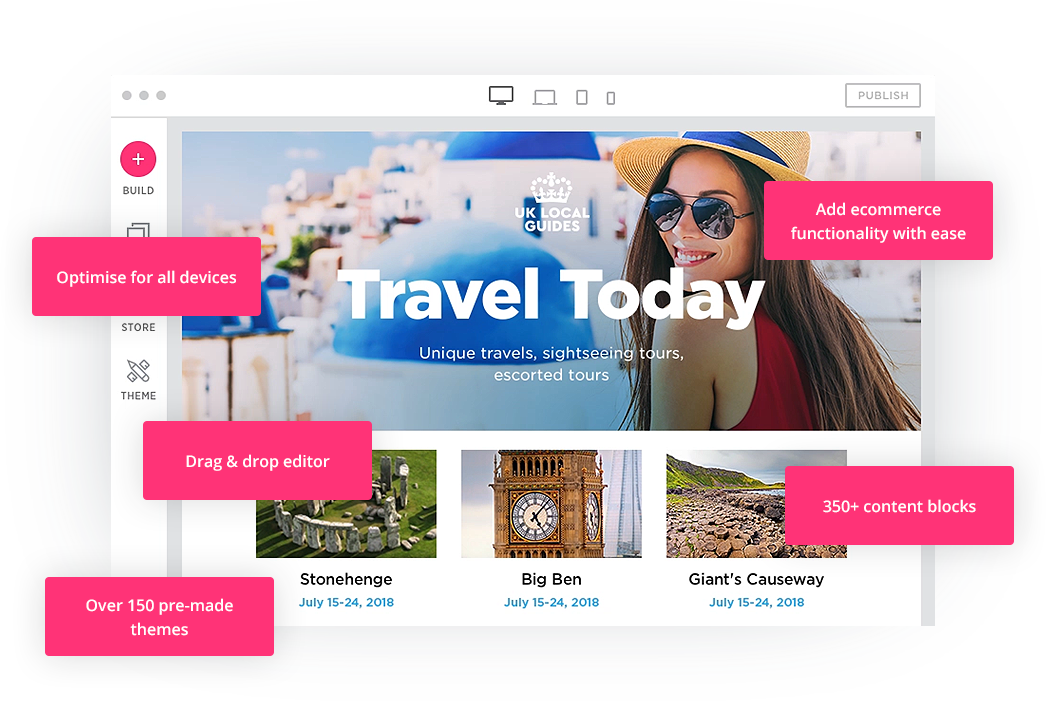 AI Website Builder preview